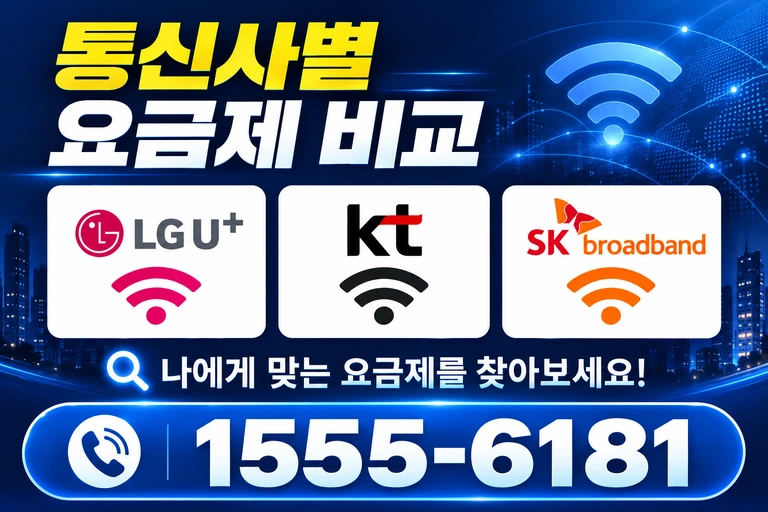 삼척시 남양동 통신사별 요금제 비교